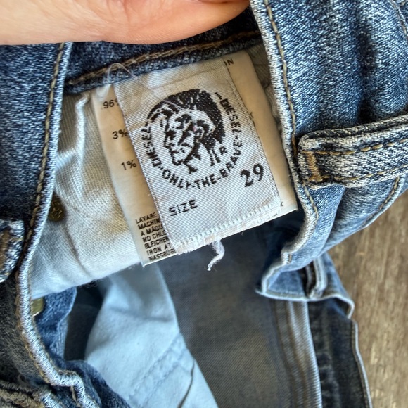 2 for $15 sale: Diesel industry Bermuda length denim jean shorts - 29 - Picture 3 of 4
